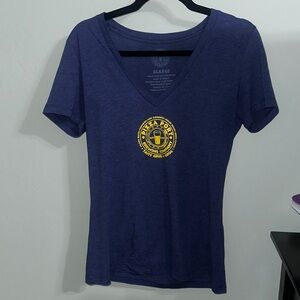 Pizza Port Brewing Company v neck tee XL